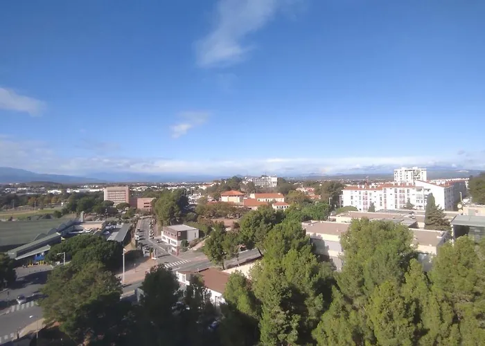 T3 Super Vue Theza 10 Apartman Perpignan